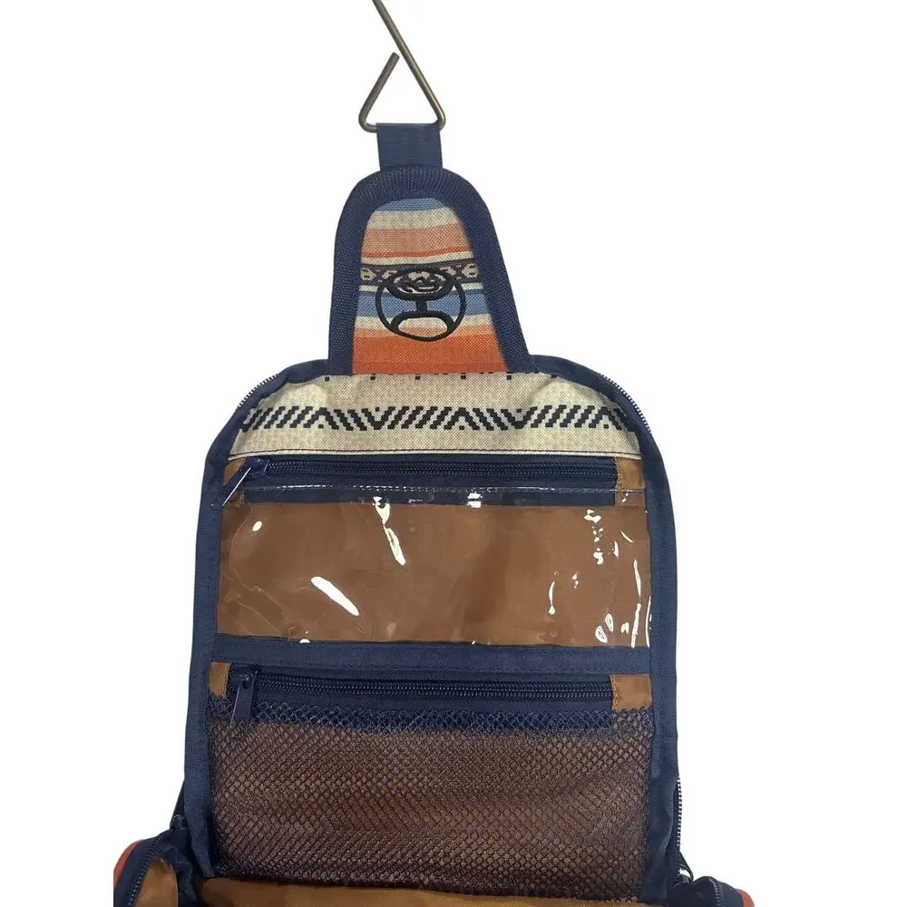 Hooey Men's Navy Serape Cowboy Kit Hanging Toiletry Bag